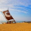 Catamaran fishing boat in Negombo